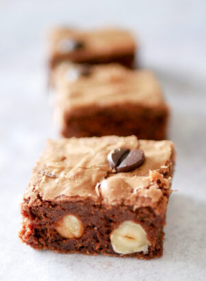brownies noisette et gianduja