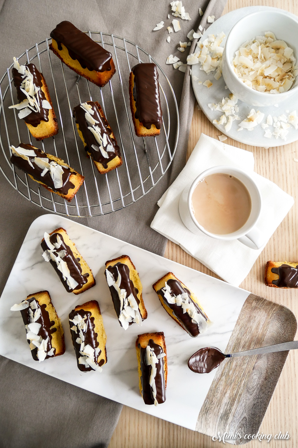 Les cakes coco et chocolat d'Ottolenghi