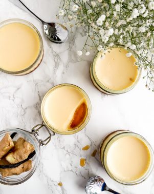 crème caramel au gingembre d'ottolenghi