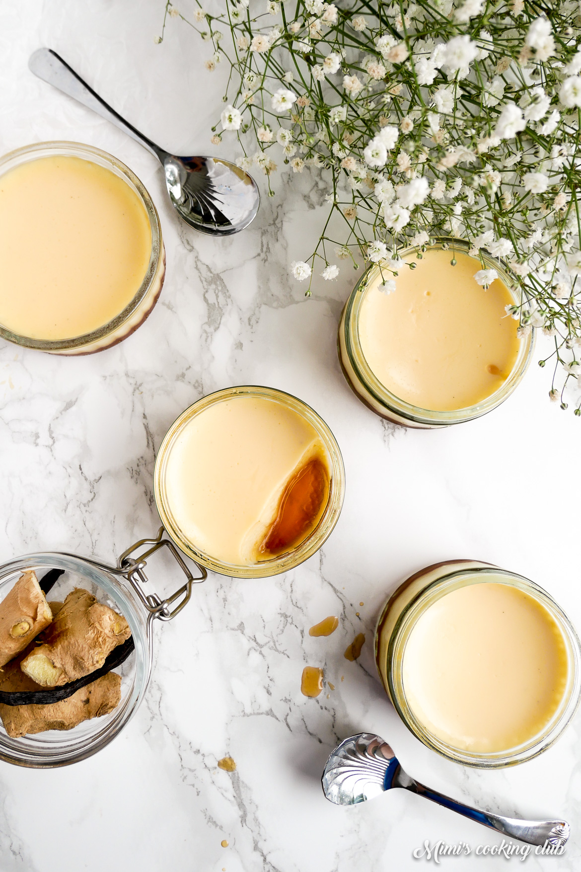 crème caramel au gingembre d'ottolenghi