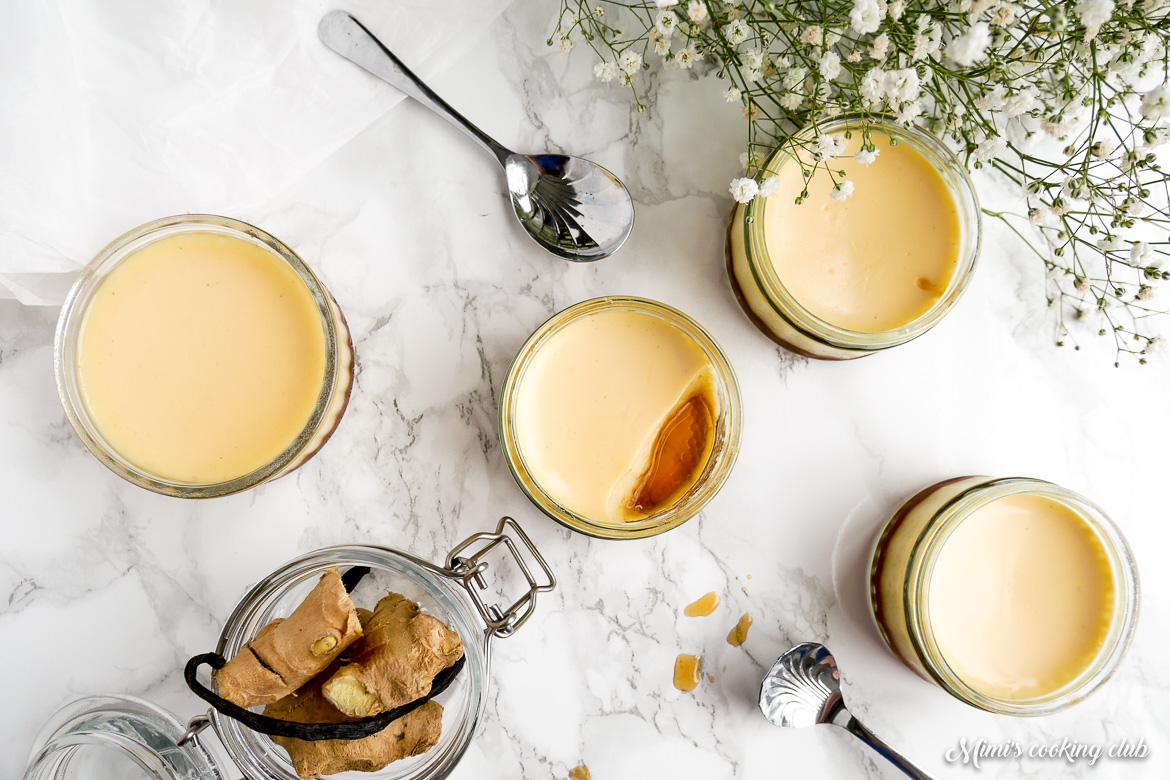 crème caramel au gingembre d'ottolenghi