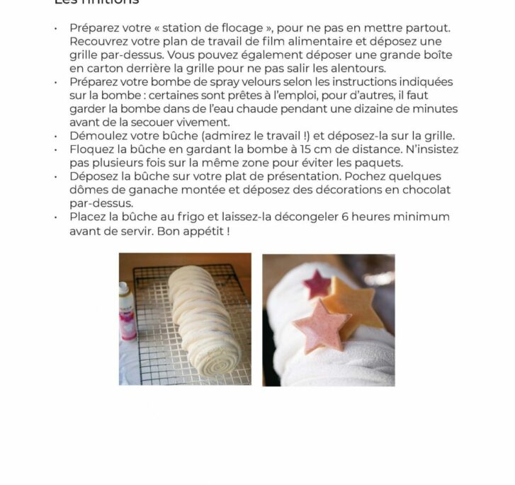 Duo fiches recettes - Les sapins & la bûche de fête - Image 4