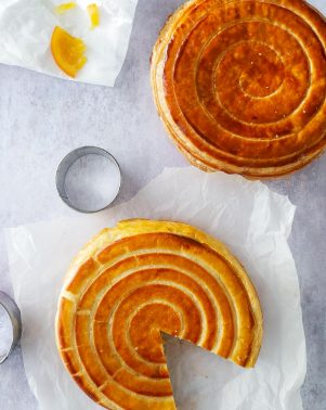 galette des rois orange tourbillon