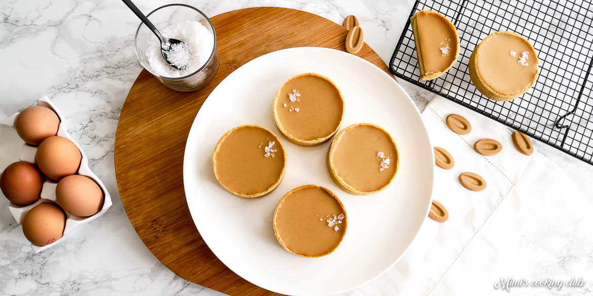 Tartelettes cheesecakes au chocolat Dulcey