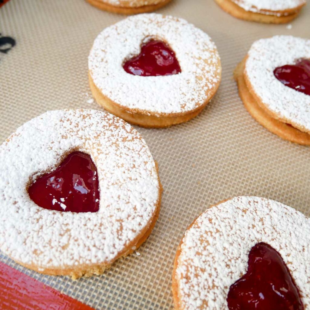 biscuits confiture saint valentin mimi patisserie