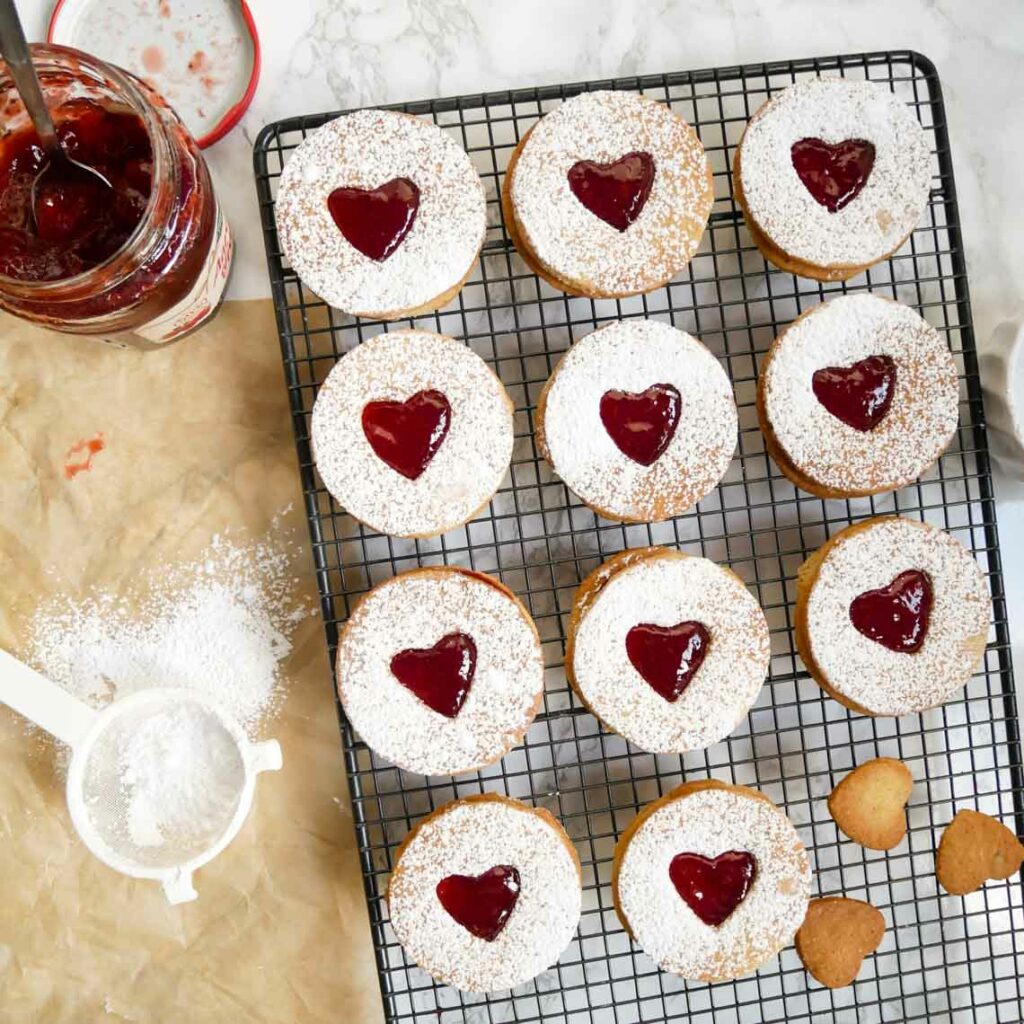 biscuits confiture saint valentin mimi patisserie