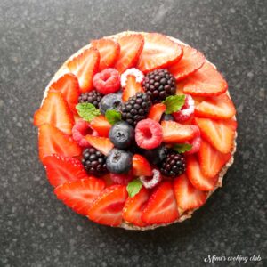 Crumble aux fruits rouges pour la fête des mères