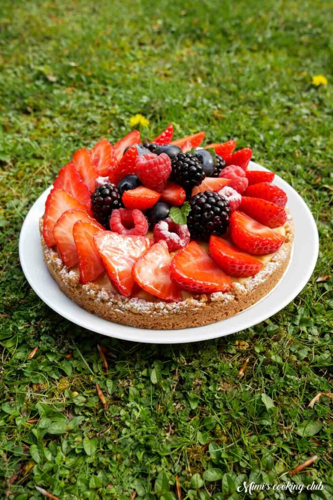 Crumble aux fruits rouges pour la fête des mères