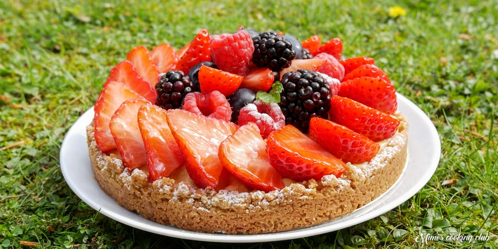 Crumble aux fruits rouges pour la fête des mères