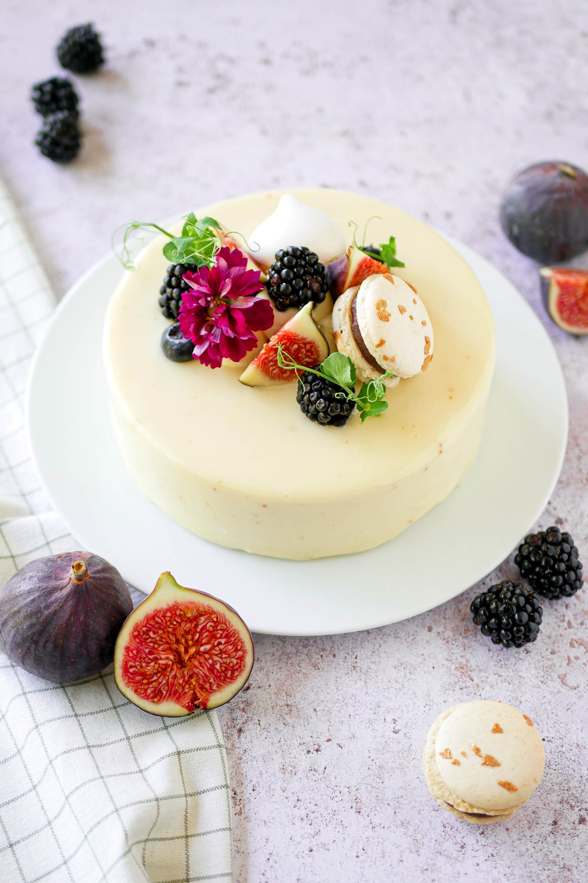 entremets figue mascarpone