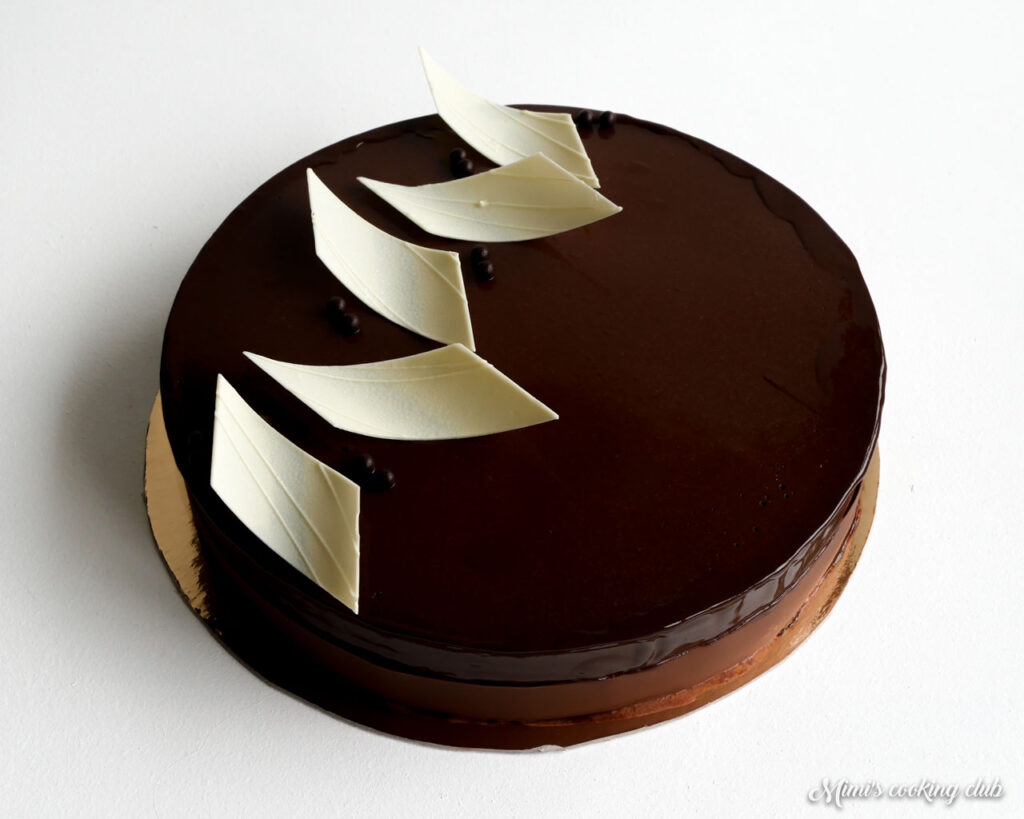 entremets trois chocolats valrhona