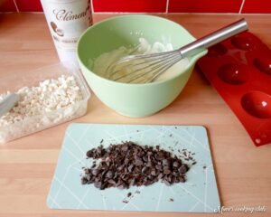 glace meringue et chocolat