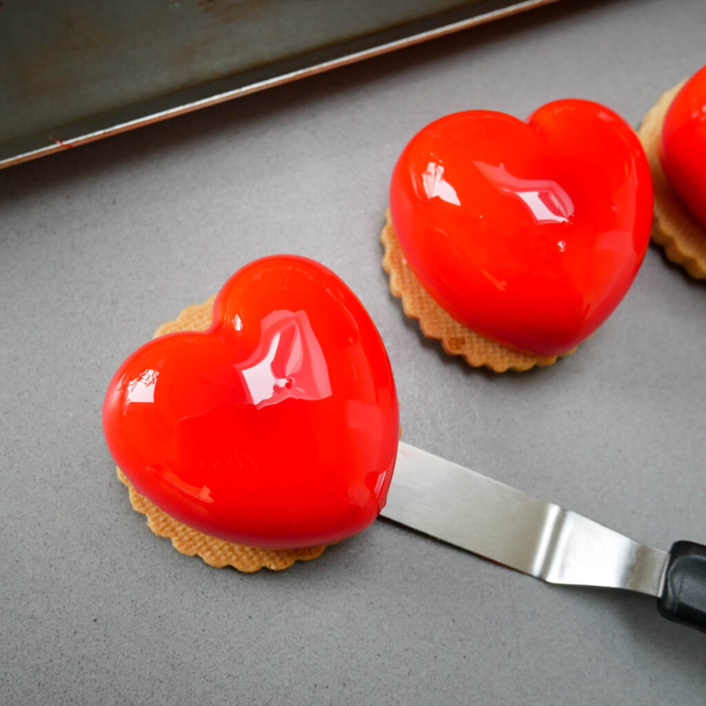 mini entremets coeur saint valentin mimi patisserie