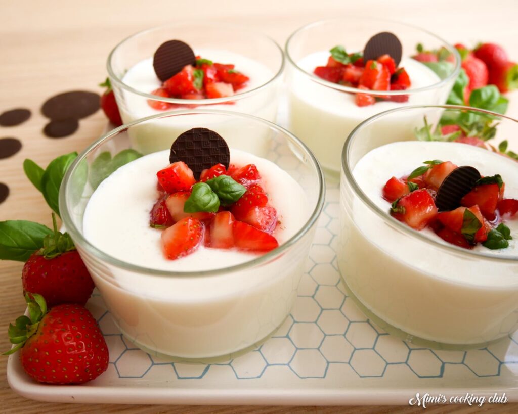 La panna cotta au yaourt d'Ottolenghi Mimi Pâtisserie