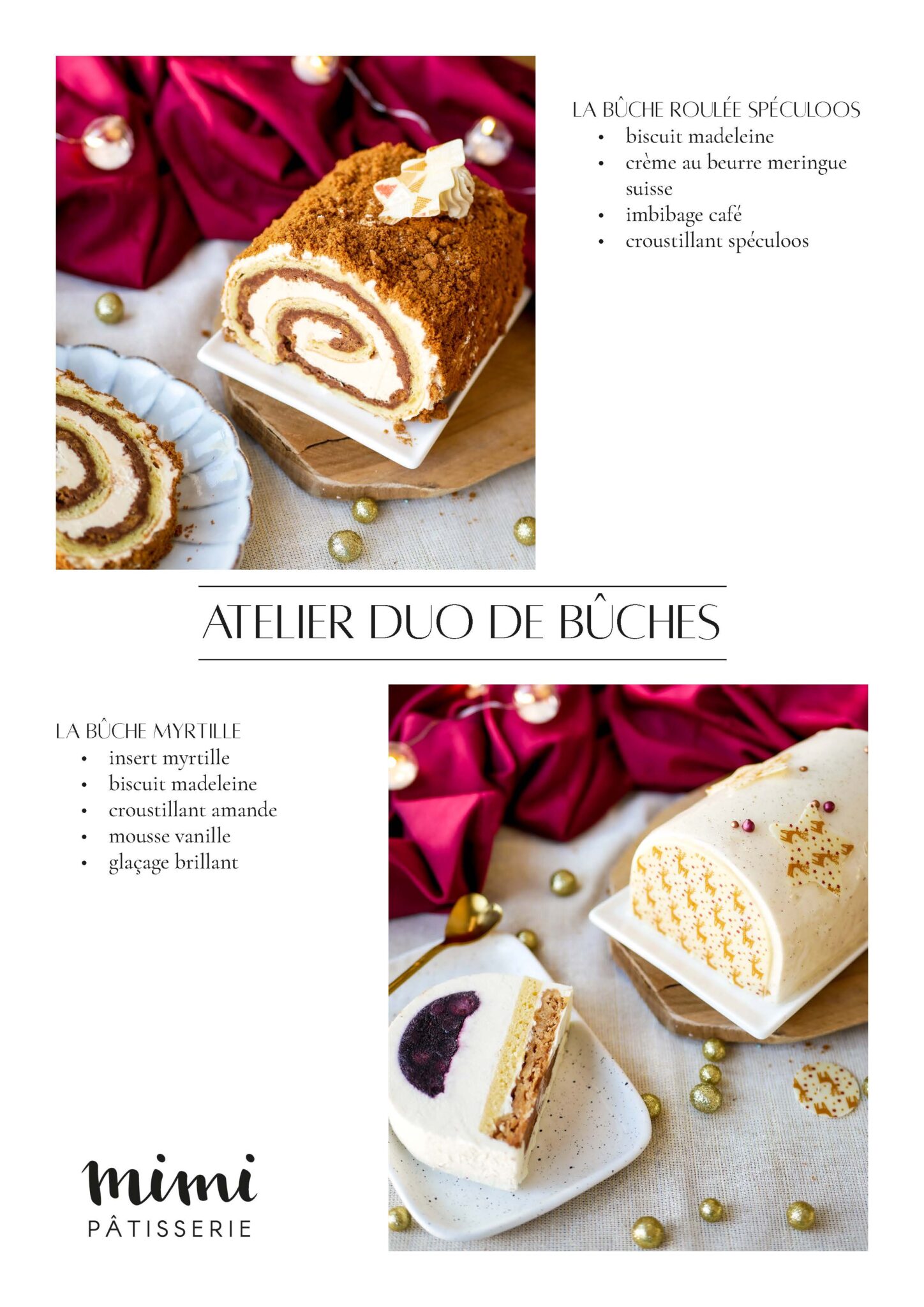 Duo de bûches 2022 - Version ebook - Mimi Pâtisserie
