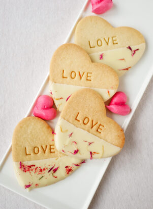 Saint Valentin - Les biscuits coeur