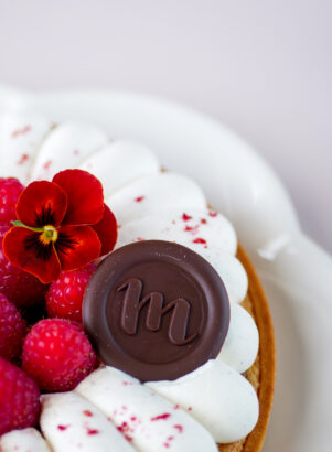 La tarte aux framboises
