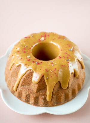 Le cake vanille & caramel