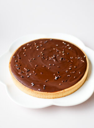 La tarte chocolat noir & caramel