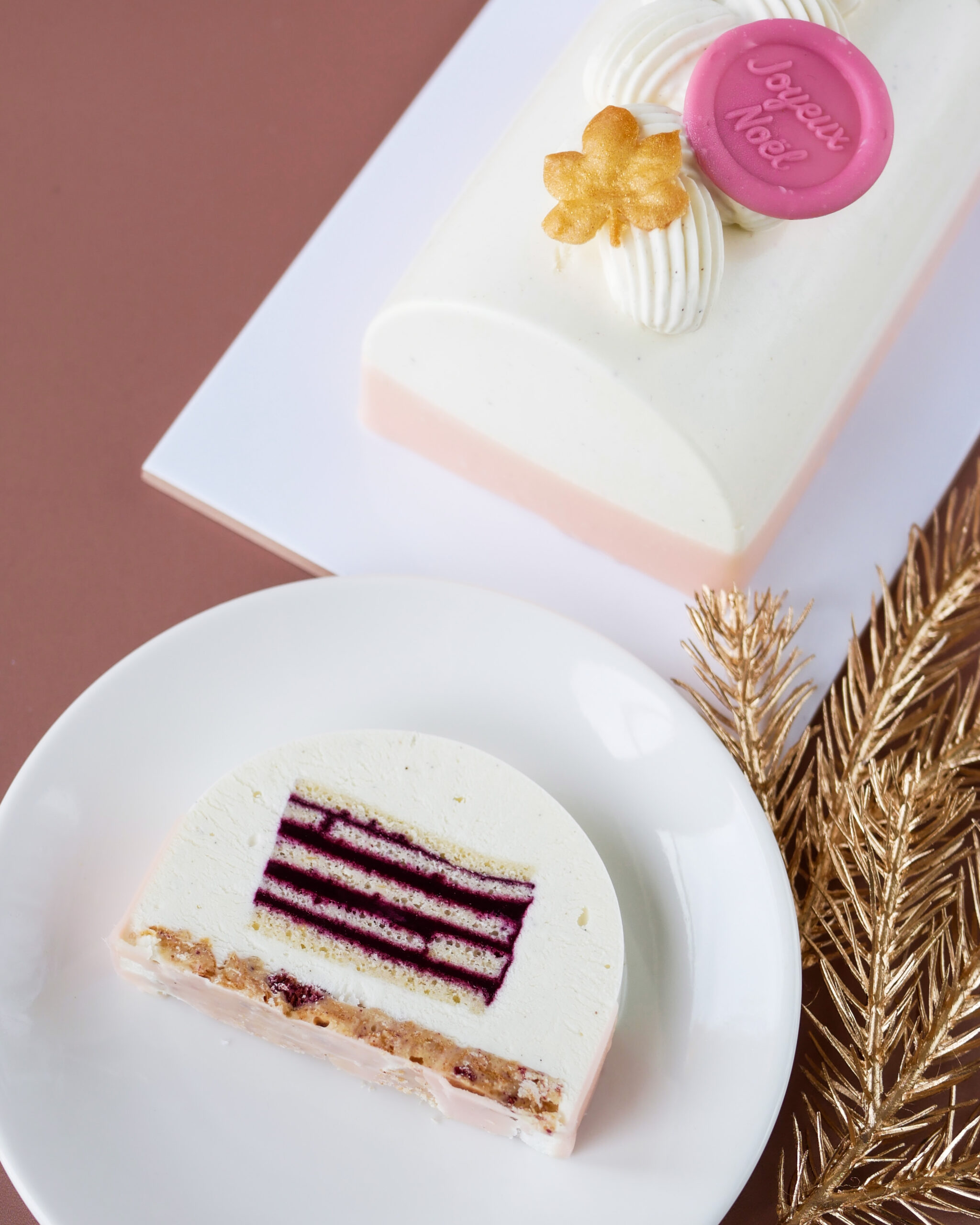 La bûche Coeur fruité – Image 4