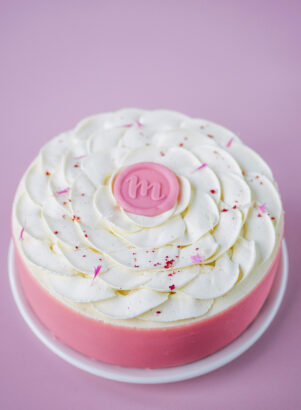 L'entremets Pistache & framboise