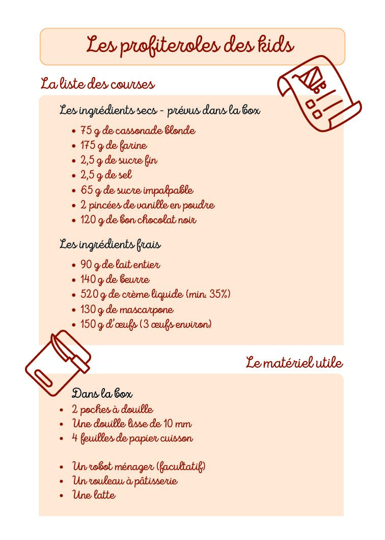 La box des kids - Les profiteroles – Image 2